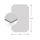 Дзеркальна наклейка Sticker Wall акрил 3D 27 х 42cm х 2mm Silver (S) SW-00001520 - зображення 3