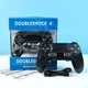 Bluetooth геймпад для PS4 Doubleshock 4 беспроводной геймерский геймпад Bluetooth игровой контроллер с вибрацией совместимый с PlayStation 4 смартфоном телефоном ПК Smart TV перезаряжаемый аккумуляторный эргономичный пульт для приставки компьютера чёрный - изображение 6