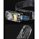 Ліхтар налобний YY-19B-3SMD+2COB (white/yellow/red) Li-Ion USB-C Motion sensor Power indicator магніт кліпса Black - зображення 8