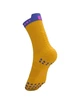 Шкарпетки спортивні компресійні Compressport Pro Racing Socks v4.0 Run High Saffron/Dazz Blue T4 (XU00046B7026T4) - зображення 3