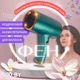Фен для волос беспроводной аккумуляторный 500 Вт, компактный портативный фен с холодным воздухом от аккумулятора и тёплым от сети для сушки и укладки волос Зеленый, WHD-01-Green - изображение 1