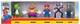 Zestaw figurek Jakks Pacific Super Mario Bros 6 cm 5 szt (0192995424593) - obraz 1