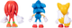 Zestaw figurek Jakks Pacific Sonic The Hedgehog Classic Heroes Collection 10 cm 3 szt (0192995422469) - obraz 4