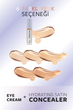 Зволожуючий сатиновий консилер + Крем для повік Pastel Pastel Eye Cream + Hydrating Satin Concealer відтінок 62 Ivory, 4,3 мл - зображення 5