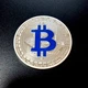 Монета BTC Биткоин Bitcoin в капсуле Blue - изображение 2