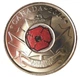 Монета Канади «День поминання / Remembrance Day» 25 cents Canada Official First Day Poppy Coin - зображення 4