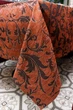 Скатертина шенілова Kayra Verona 160×285 см Кораловий - зображення 3