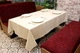 Cкатерть двухсторонняя Kayra Blackout 160×285 cм Серо-кремовый - изображение 4