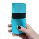 Рушник з мікрофібри для спорту та туризму 45*90 см EMMER Light Blue, S - зображення 1