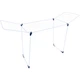 Сушка для белья напольная Casa Si Merkur Pluse 18m White (CS92234C04) - изображение 5