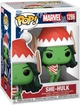 Фигурка Funko Pop Марвел Женщина Халк Marvel Holiday She-Hulk 10 см MH SH 1286 - изображение 3