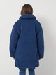 Подростковая демисезонная шуба для девочки Minoti 20coat74 41193TEN 152-158 см Синяя (5063025309201) - изображение 2
