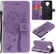 Чехол для Nokia G20 (чехол кот и дерево) Lilac (24256-3B) - изображение 1