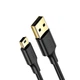 Кабель UGREEN US132 USB-А 2.0 Male to Mini USB 5pin Male Cable 1m Black (10355) - зображення 3