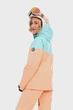 Куртка гірськолижна Brooklet Lili Melon orange/Baby blue жіноча - 202303BLJ-04 - S - изображение 5