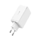 Мережевий зарядний пристрій Baseus GaN6 Pro Fast Charger 2C+2U 65W EU Moon White((With:Mini White Cable Type-C to Type-C 100W(20V/5A) 1m White） (P10162701213-00) - изображение 4