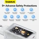Мережевий зарядний пристрій Baseus GaN6 Pro Fast Charger 2C+2U 65W EU Moon White((With:Mini White Cable Type-C to Type-C 100W(20V/5A) 1m White） (P10162701213-00) - изображение 15