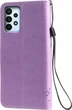 Чехол книжка Samsung Galaxy A23 A235 Кот и Дерево Lilac (30482-3B) - изображение 2