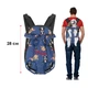 Рюкзак-кенгуру Lesko SY210814 Dogs Blue S для тварин для котів та собак - зображення 3