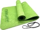 Професійний спортивний нековзний килимок каремат для йоги та фітнесу EasyFit PER Premium Mat EF-1930-1-B 183х61х0.8 см салатовий - зображення 1