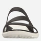 Женские шлепанцы Crocs Jibbitz Swiftwater 203998-066 37-38 (W7) 23 см Черные с белым (887350888577) - изображение 6
