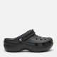 Женские кроксы Crocs Jibbitz Classic Platform Clog W 206750-001 37-38 (W7) 23 см Черные (1914486783854) - изображение 1