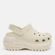Женские кроксы Crocs Classic Mega Crush Clog 207988-2Y2 41-42 (M8/W10) 26 см Бежевые (1962651041858) - изображение 1