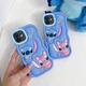Гумовий чохол Stitch Case на iPhone 13 / блакитний - зображення 6