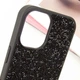 TPU чехол Bling Guard World Rock Case Diamond для Apple iPhone 16 (6.1") Black - изображение 4