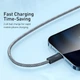 Прочный дата кабель Baseus Dynamic Series USB to Lightning 2.4A (1m) Slate Gray - изображение 2