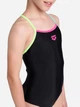 Підлітковий суцільний купальник для басейну для дівчинки Arena Swimsuit Light Drop Solid 005919-569 140 см Різнокольоровий (3468337411161) - зображення 3