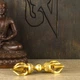 Ваджр HandiCraft Традиционный ритуальный символ буддизма Бронза Позолота Пять спиц 11 см (26374) - изображение 5