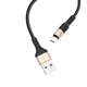 Кабель для зарядки Hoco X26 Type-C Xpress 1м Черный с золотым - изображение 2