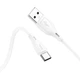 Кабель для зарядки Hoco X61 Type-C Ultimate silicone charging data cable 1м Белый - изображение 1