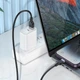Кабель для зарядки Hoco X109 Lightning Energy silicone charging data cable 3м Чорний - зображення 4