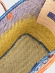 Сумка пляжна жіноча Le Comptoir de la plage Aravola MM_Bicolor_156 натуральна солома плетений кошик One size Синій-жовтий (ZIK0000027883) - зображення 3