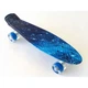Пенни борд Penny Board Fish Skateboards 22" ABEC-7 с светящимися колесами, синий - изображение 1