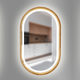 Дзеркало капсула дерев'яне з LED-підсвіткою Luxury Wood Freedom Natural Light Ясен 50x80 см - зображення 1