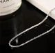 Женские браслеты на ногу 17KM SPARKLE тонкие металлические анклеты / украшения с застежкой-карабином, 2 шт, серебристые (96043759) - изображение 4