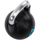 Гиря PU с хромированной ручкой LiveUp LP8040-20 20кг (черный) - изображение 4