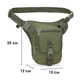 Сумка тактическая на пояс AOKALI Outdoor A9001 Green - изображение 6
