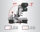 Аккумуляторная бесщеточная торцовочная пила Metabo KGS 18 LTX BL 216 мм с протяжкой (614216850) - изображение 3