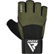 Перчатки для фітнесу RDX W3 ARMY GREEN WITH EVA PADDING-M - зображення 1