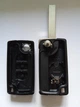 Корпус викидного ключа Peugeot 407 4007 607 Galakeys 3 кнопки батарейка на корпусі лезо HU83 (01-28) - зображення 3