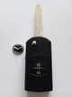 Корпус выкидного ключа Mazda 3 5 6 M6 MX5 CX5 CX7 CX9 RX8 Galakeys 2 кнопки с лезвием (09-02) - изображение 1