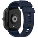 Ремешок для Xiaomi Redmi Watch 4 силикон кнопка темно-синий - изображение 3