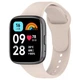 Ремінець для Xiaomi Redmi Watch 3 Active силікон кнопка бежевий - зображення 2