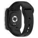 Ремінець для Xiaomi Redmi Watch 3 Active силікон кнопка чорний - зображення 4