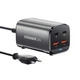 Мережевий зарядний пристрій ESSAGER Jiyue 67W GaN Table Charger 2C2A EU grey (ECT2AC-JYB0G-Z) - зображення 1