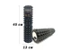 Масажный ролл валик для масажа спины Grid Roller 45х13 см EF-2028-BK - изображение 1